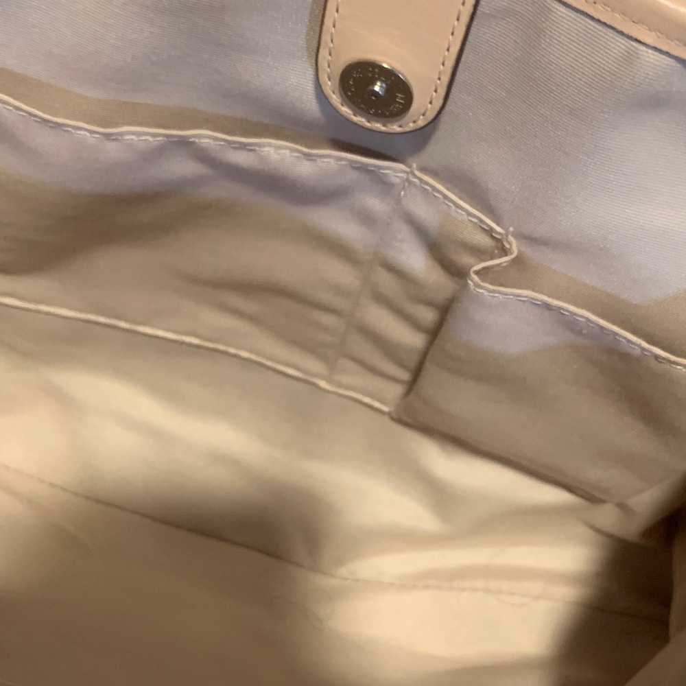 Coach Navy and Tan Shoulder Bag - Picture 9 of 11